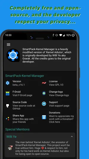 SmartPackKernel Manager